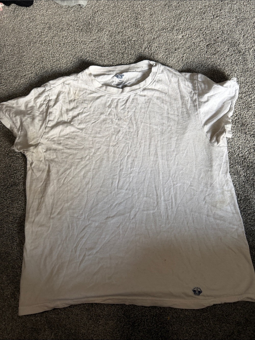 Dockers White Short Sleeve Crew Neck Tee